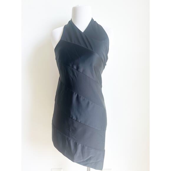 NBD Steph Mini Dress in Black XS high neck NWT - Picture 2 of 5